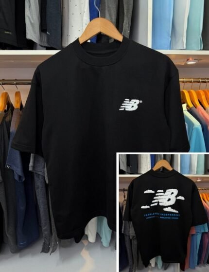 Imported Fabric Drop-shoulder T-shirt